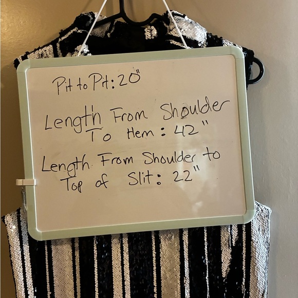 Halpern $1825 NEW Stripe Sequin Mini Dress Size 40 US 10 Luxury Silk Lined Mob - Picture 10 of 11